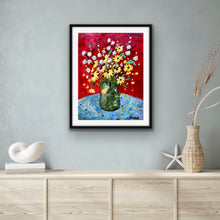 Load image into Gallery viewer, Red and Yellow Flower Painting
