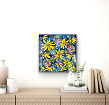 Load image into Gallery viewer, Dahlias and Black-eyed Susan at Midnight